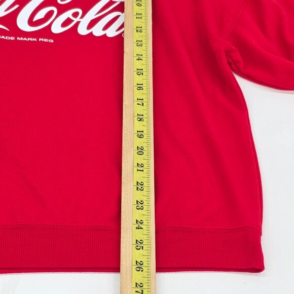Coca Cola 2XL Red Graphic Crewneck Sweatshirt Logo Pullover Casual Streetwear - Picture 12 of 13